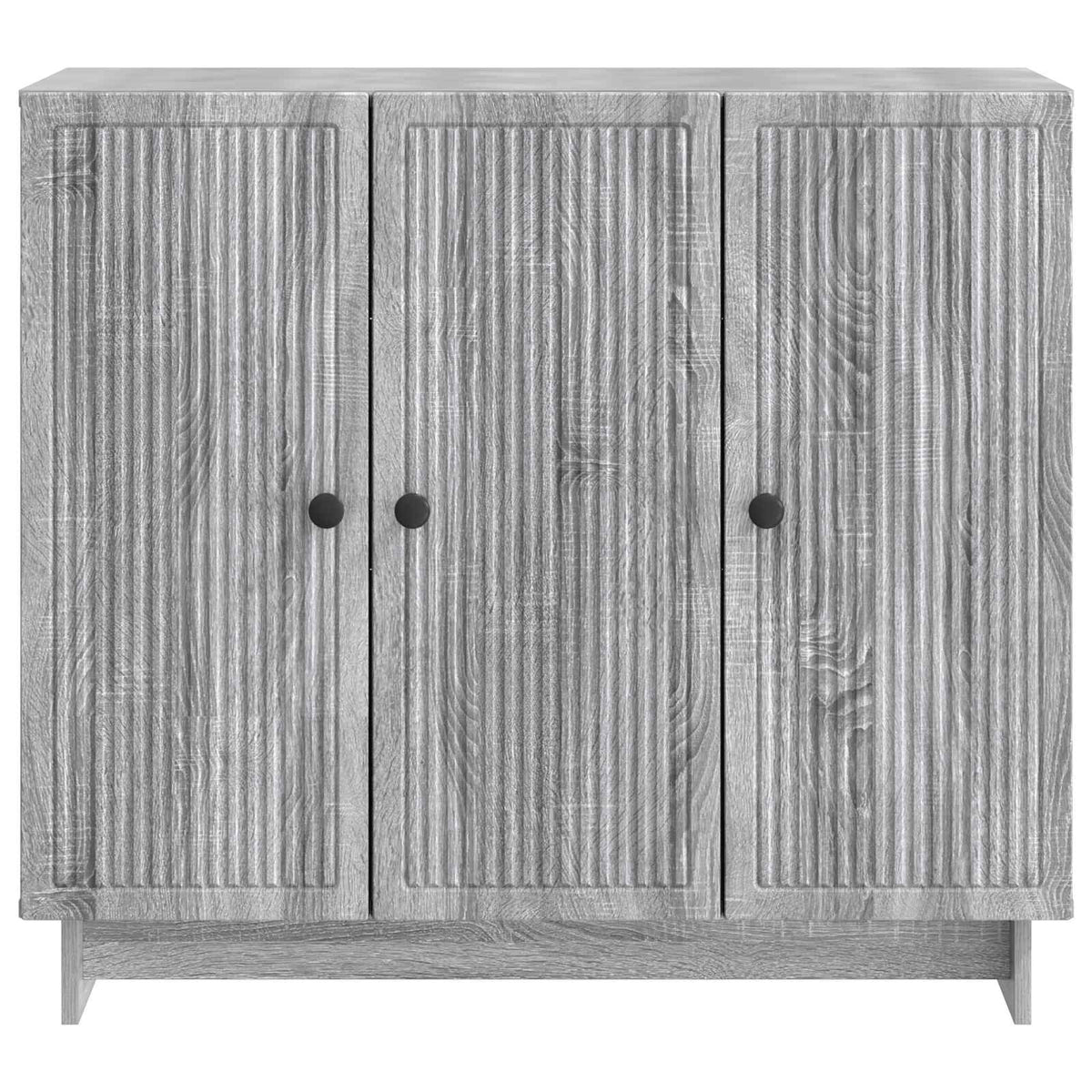 Sideboard Sonoma-Grau 89 x 34,5 x 80 cm Holzwerkstoff