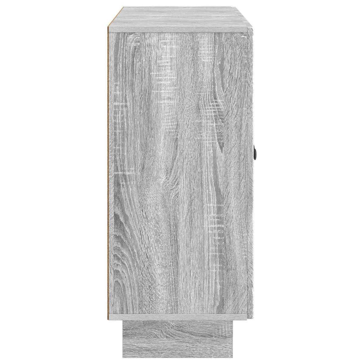 Sideboard Sonoma-Grau 89 x 34,5 x 80 cm Holzwerkstoff