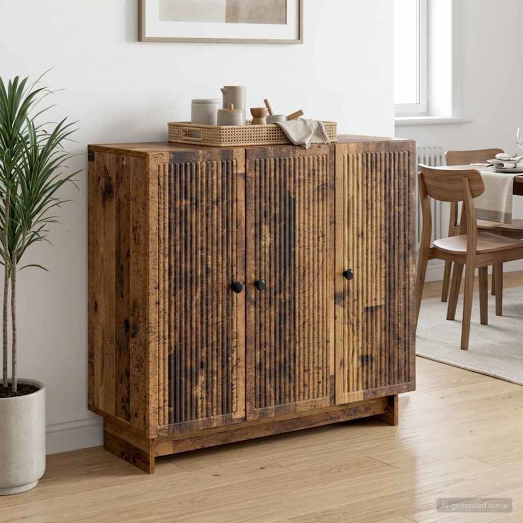 Sideboard Altholz 89 x 34,5 x 80 cm Holzwerkstoff