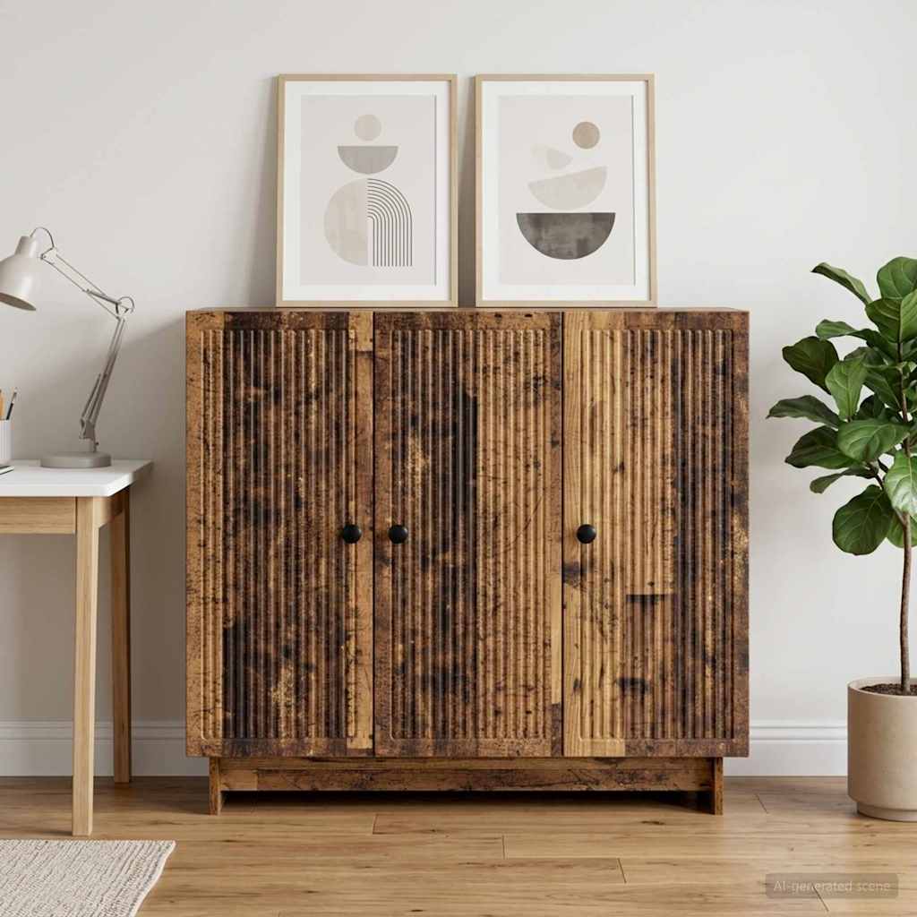 Sideboard Altholz 89 x 34,5 x 80 cm Holzwerkstoff
