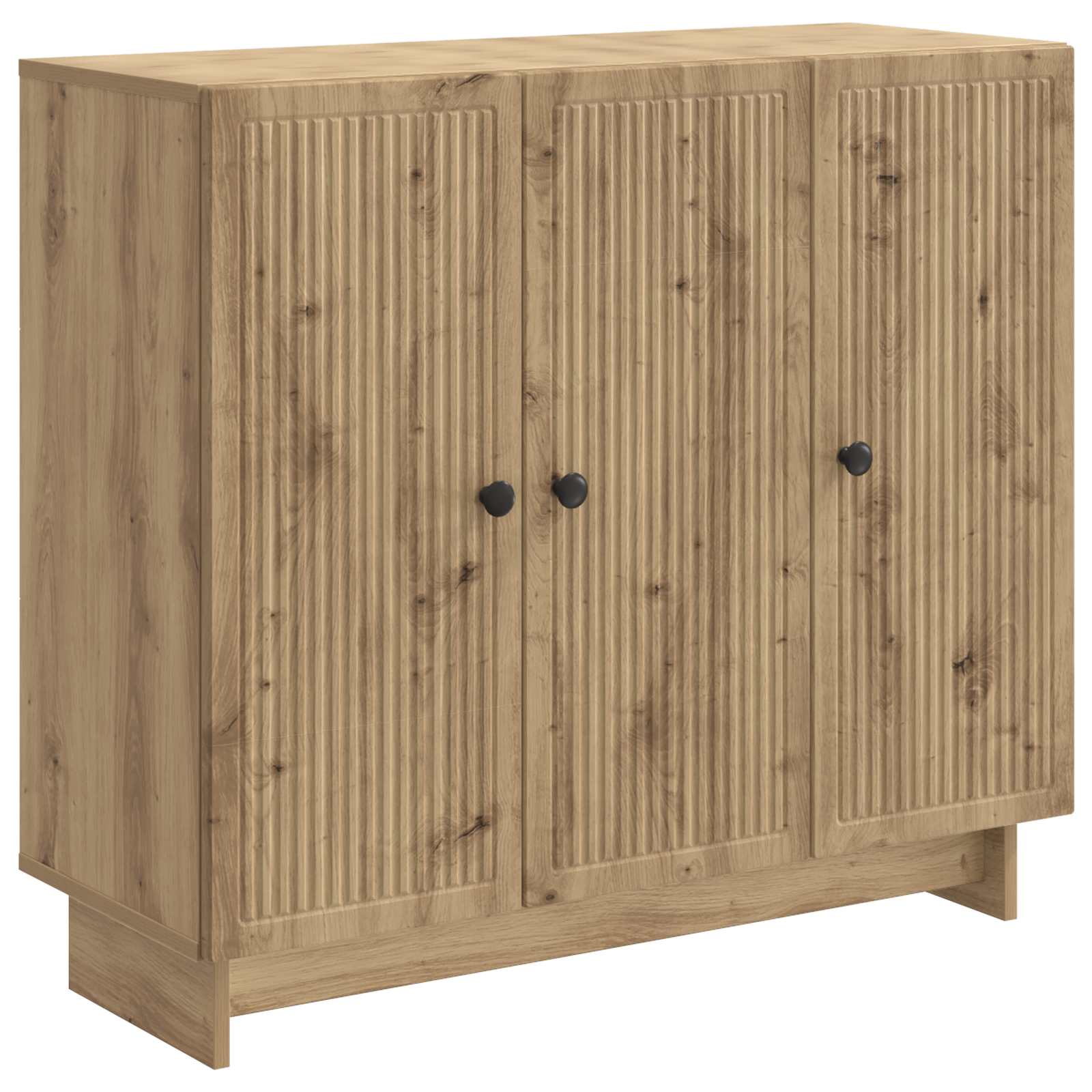 Sideboard Artisan-Eiche 89 x 34,5 x 80 cm Holzwerkstoff