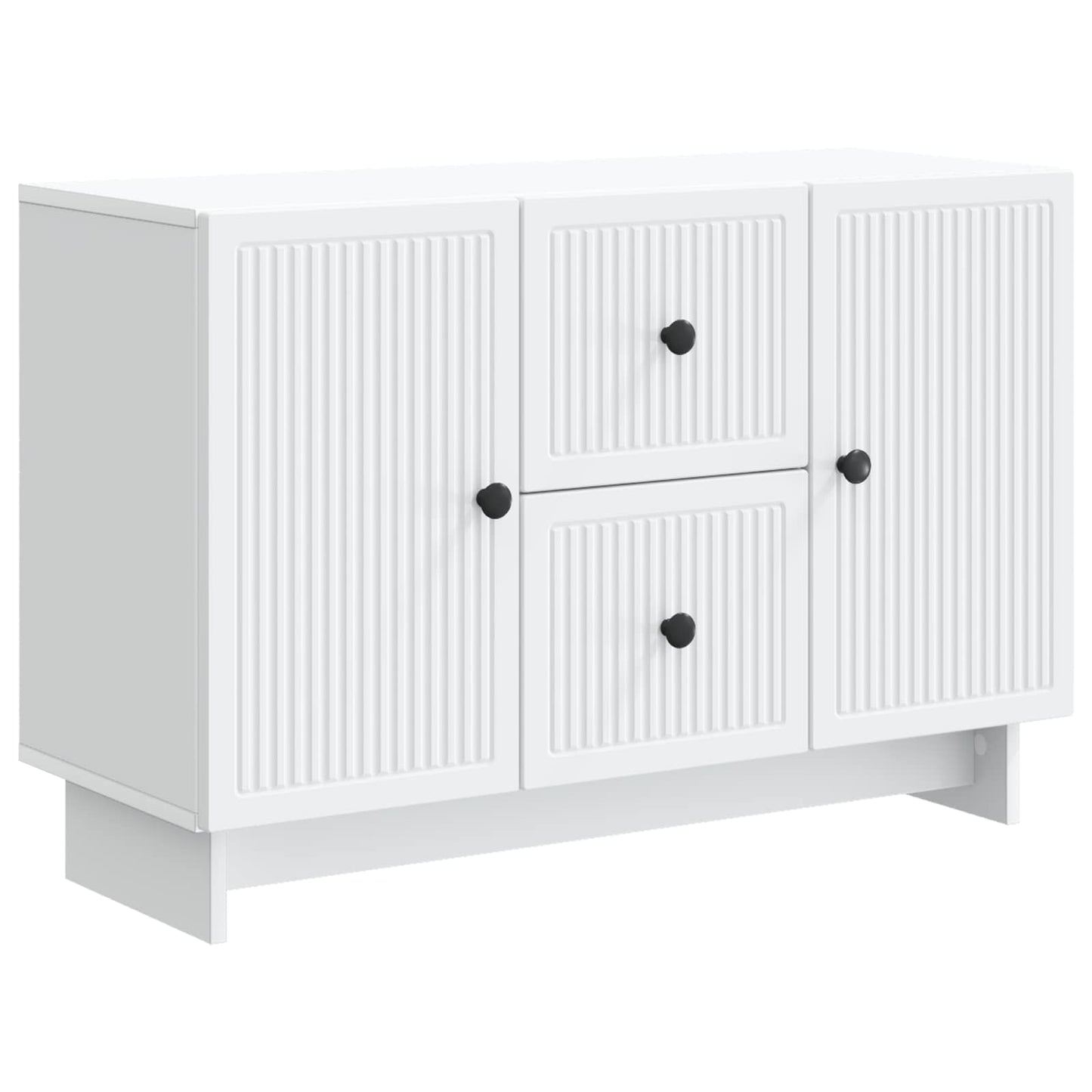 Sideboard Weiß 89 x 34,5 x 60 cm Holzwerkstoff
