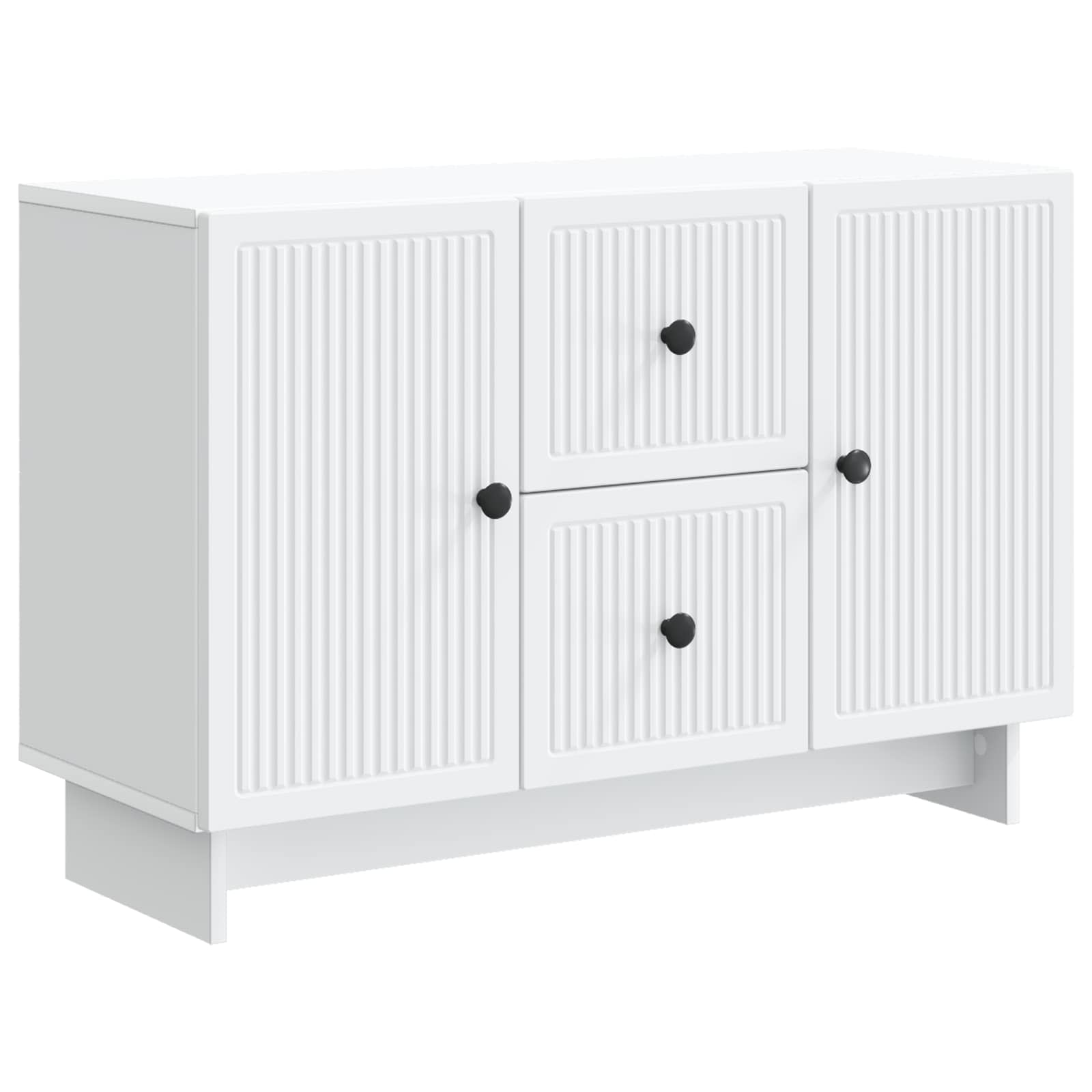 Sideboard Weiß 89 x 34,5 x 60 cm Holzwerkstoff