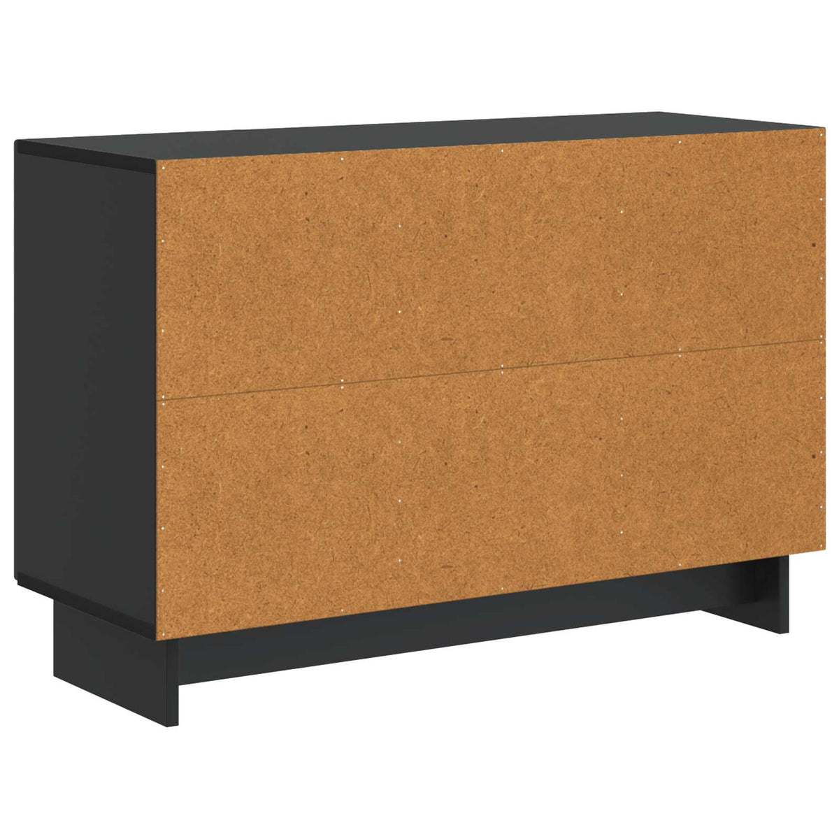 Sideboard Schwarz 89 x 34,5 x 60 cm Holzwerkstoff