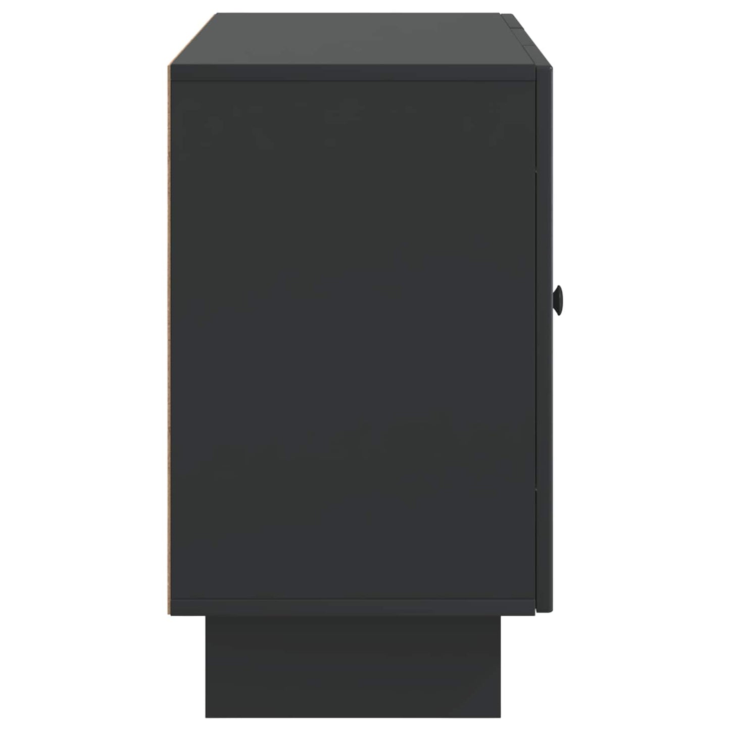 Sideboard Schwarz 89 x 34,5 x 60 cm Holzwerkstoff