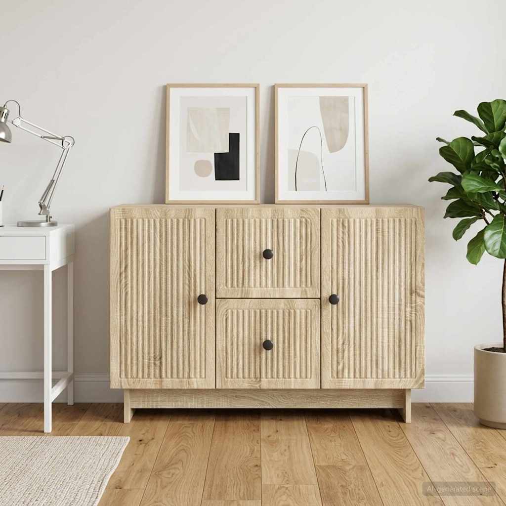 Sideboard Sonoma-Eiche 89 x 34,5 x 60 cm Holzwerkstoff