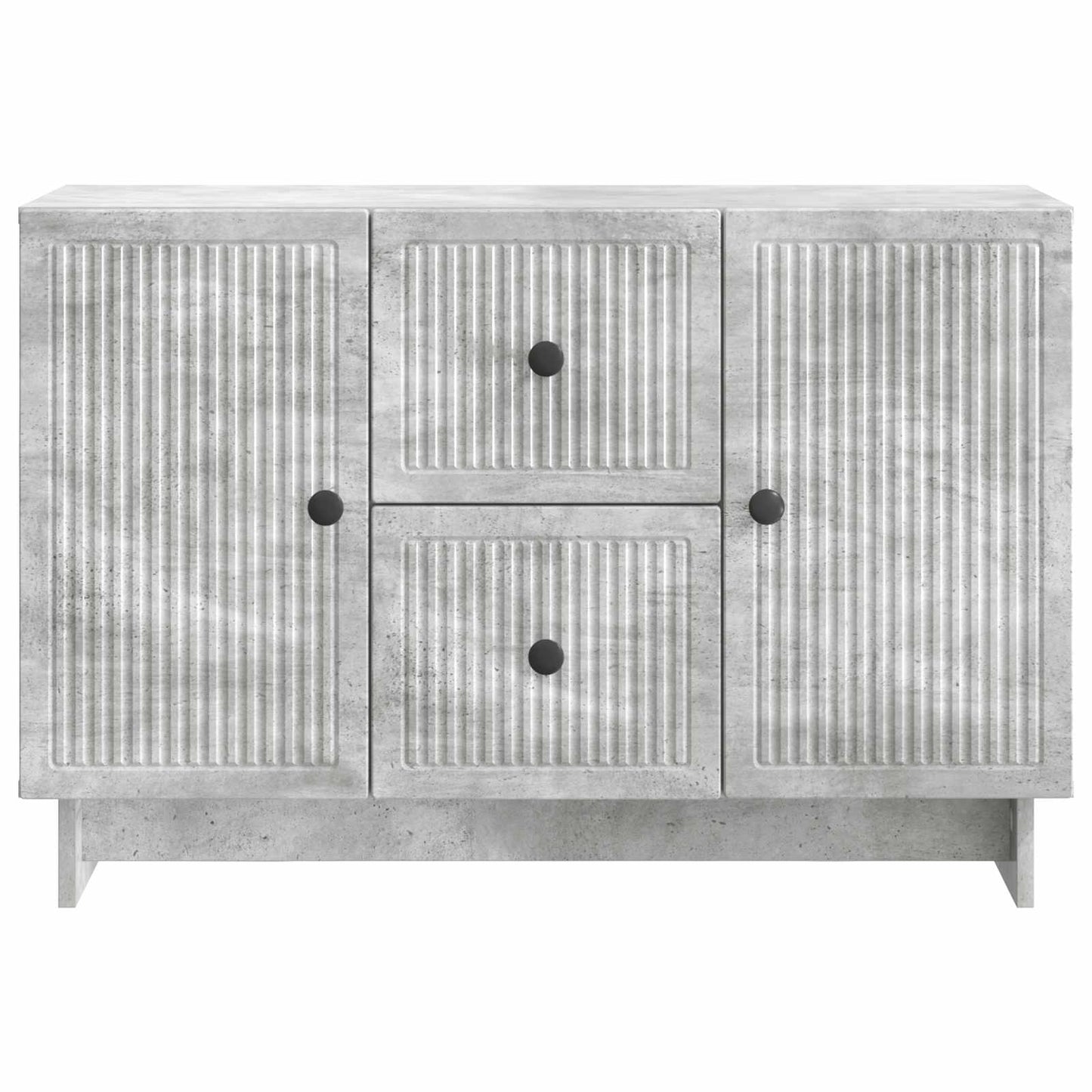 Sideboard Betongrau 89 x 34,5 x 60 cm Holzwerkstoff