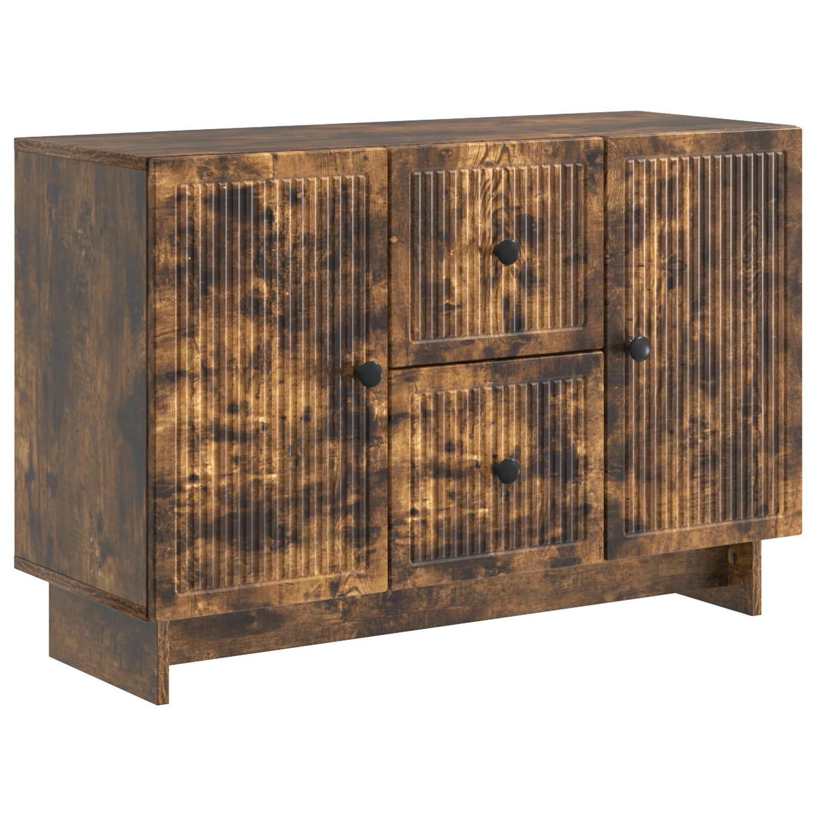 Sideboard Geräucherte Eiche 89 x 34,5 x 60 cm Holzwerkstoff