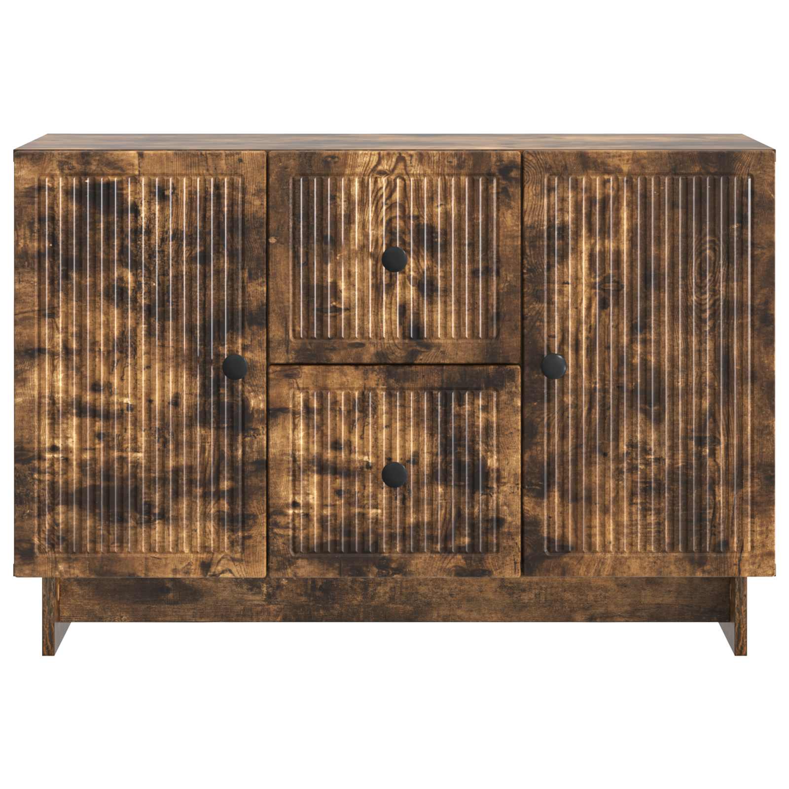 Sideboard Geräucherte Eiche 89 x 34,5 x 60 cm Holzwerkstoff