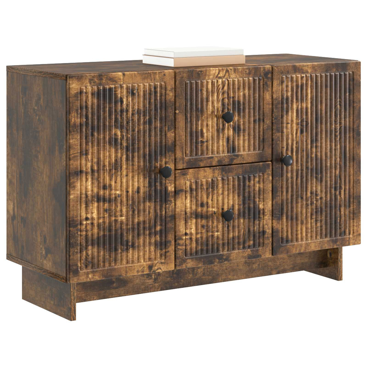 Sideboard Geräucherte Eiche 89 x 34,5 x 60 cm Holzwerkstoff