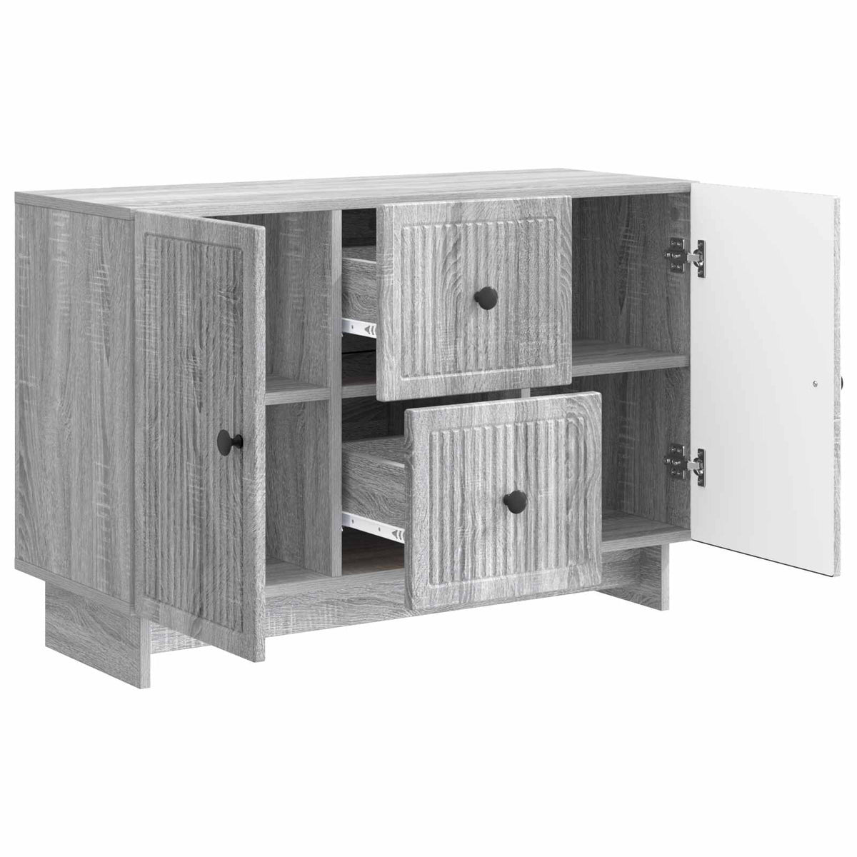 Sideboard Graues Sonoma 89 x 34,5 x 60 cm Holzwerkstoff