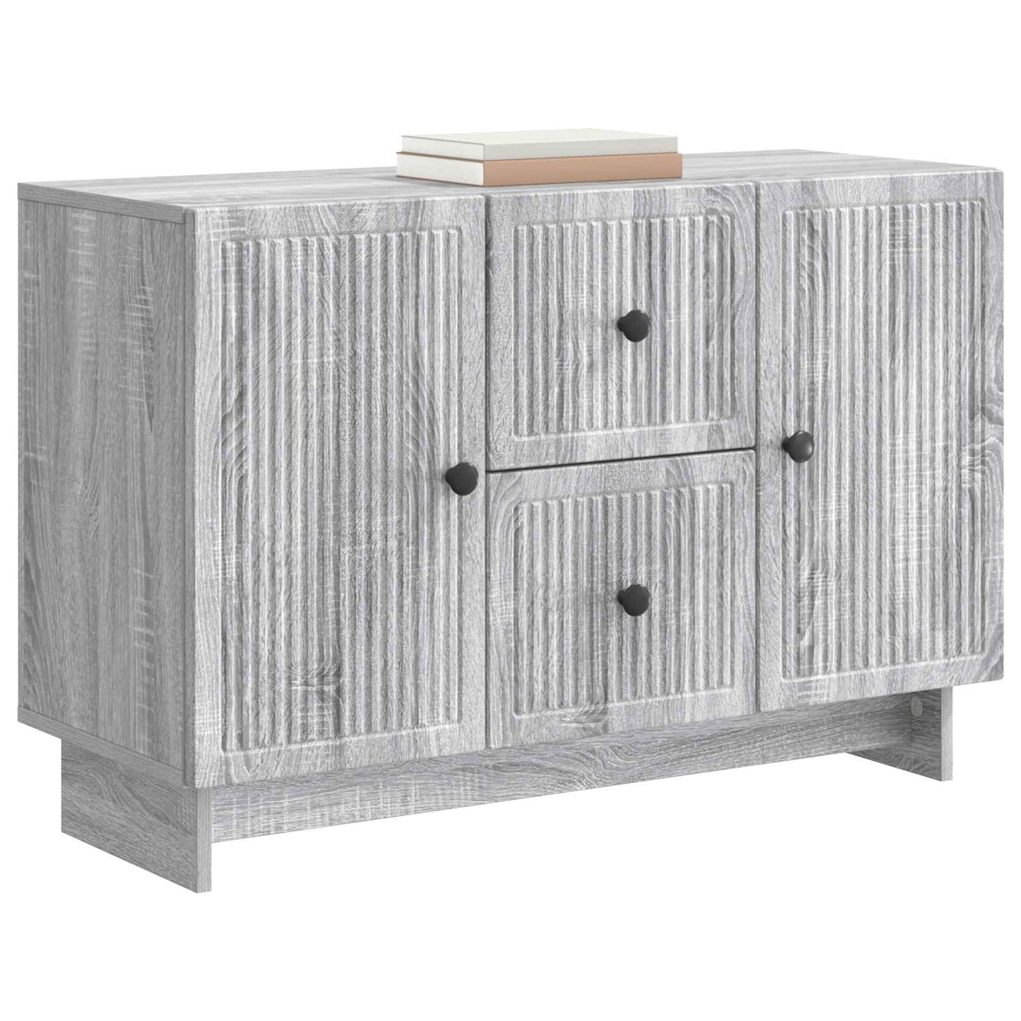 Sideboard Graues Sonoma 89 x 34,5 x 60 cm Holzwerkstoff