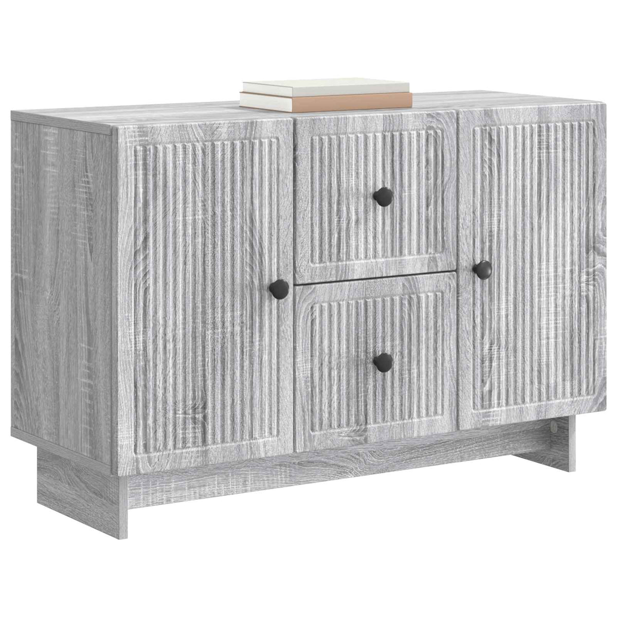 Sideboard Graues Sonoma 89 x 34,5 x 60 cm Holzwerkstoff