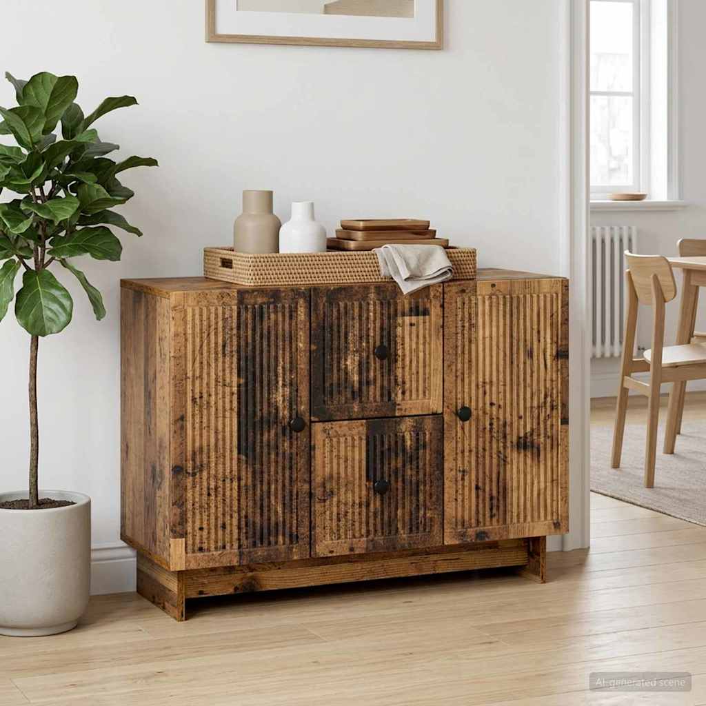 Sideboard Altholz 89 x 34,5 x 60 cm Holzwerkstoff