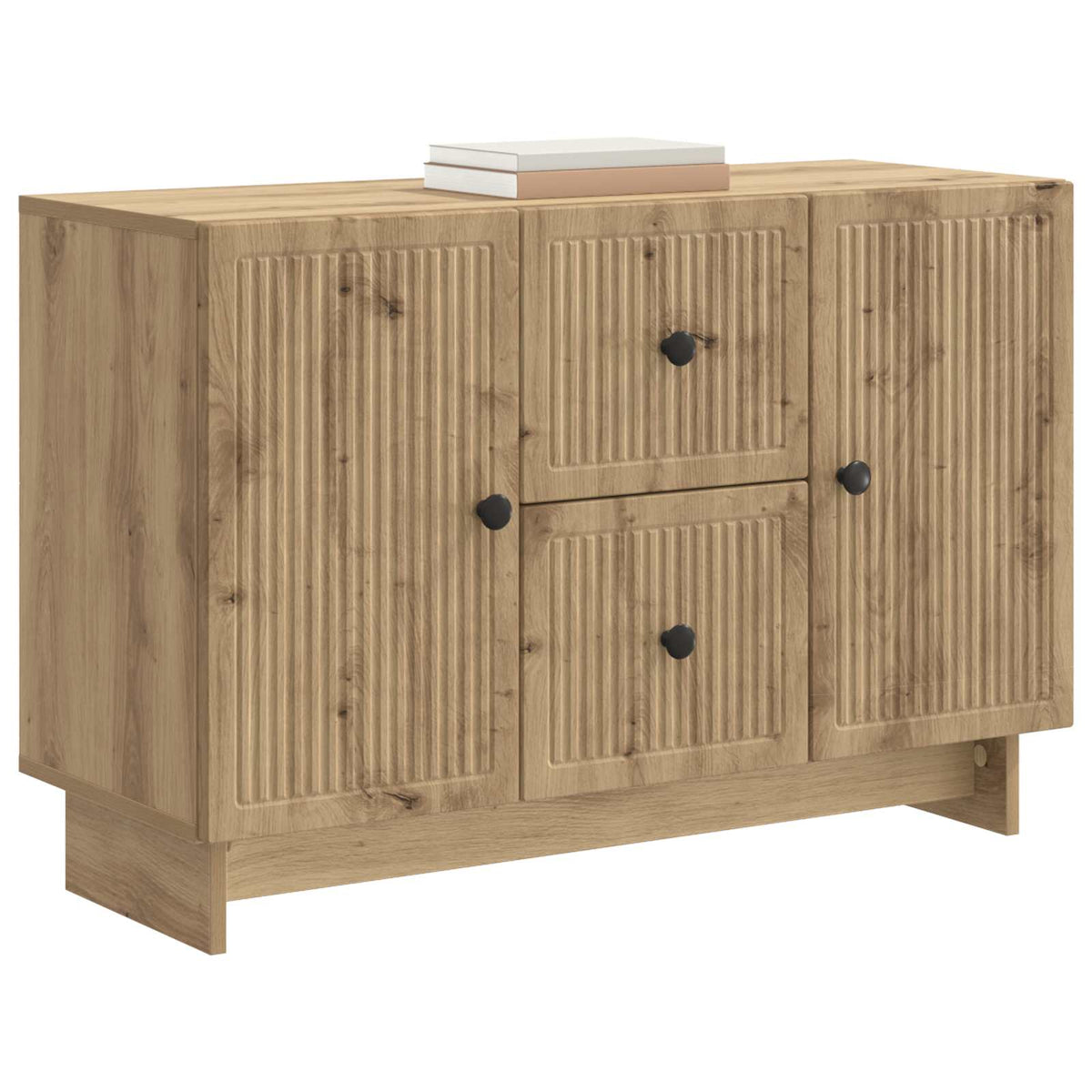 Sideboard Artisan-Eiche 89 x 34,5 x 60 cm Holzwerkstoff