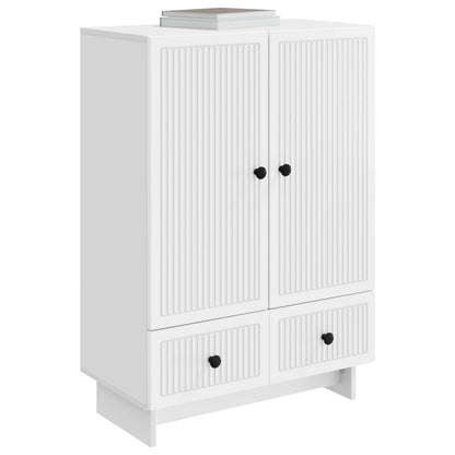Sideboard Weiß 66 x 34,5 x 95 cm Holzwerkstoff