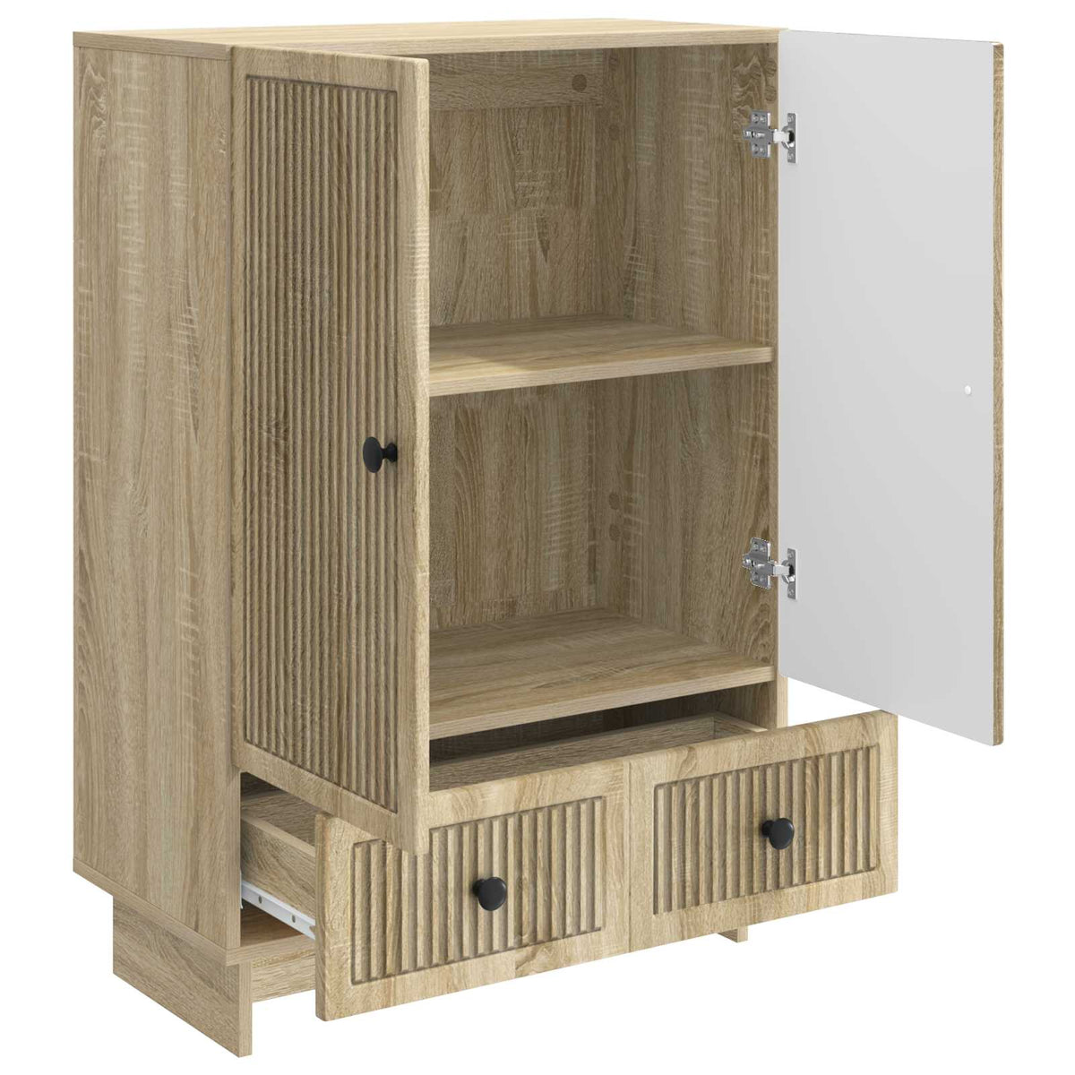 Sideboard Sonoma-Eiche 66 x 34,5 x 95 cm Holzwerkstoff
