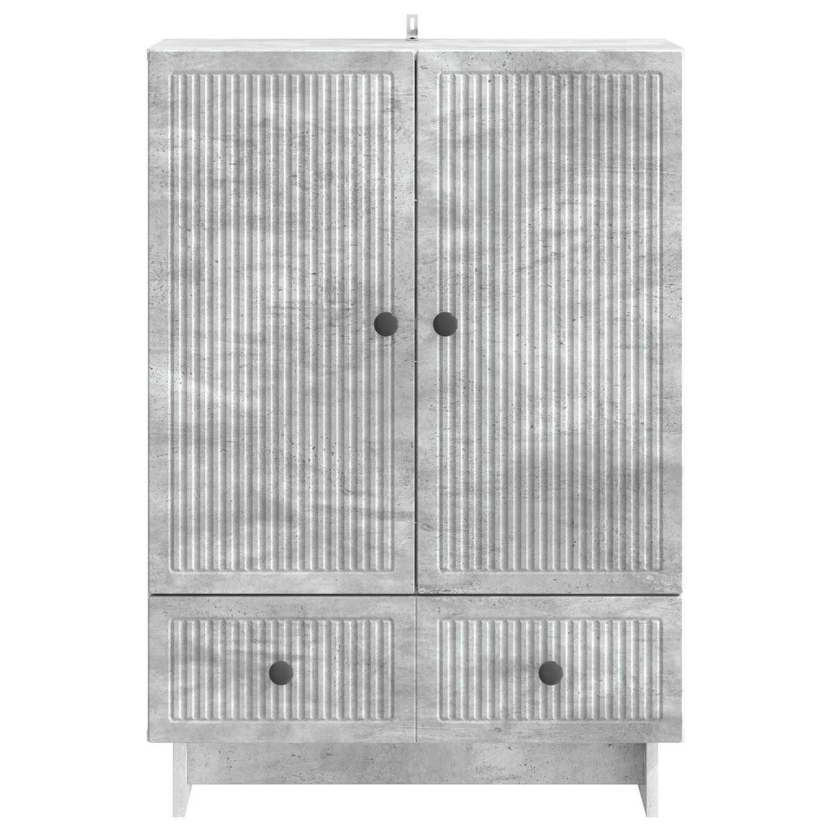 Sideboard Betongrau 66 x 34,5 x 95 cm Holzwerkstoff