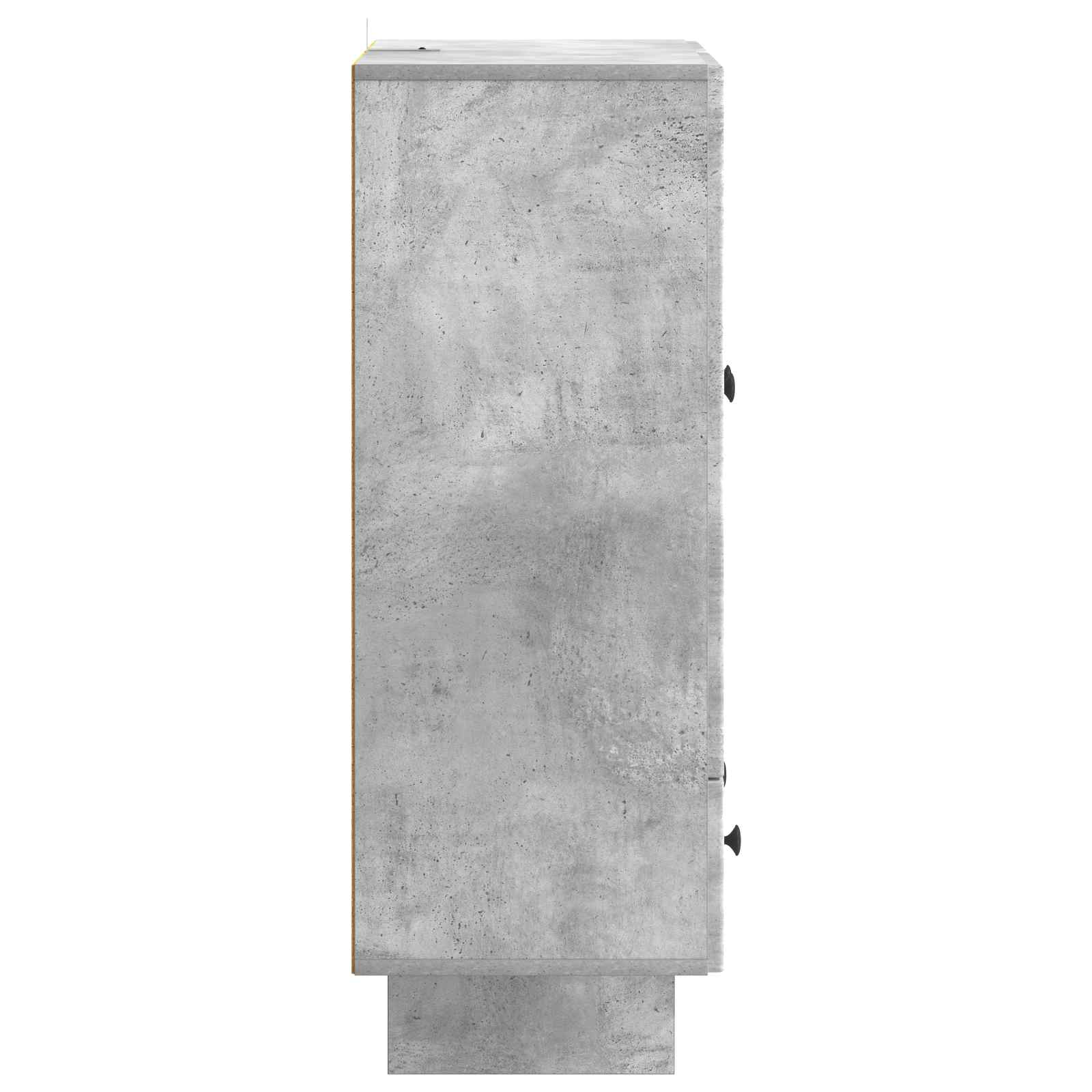 Sideboard Betongrau 66 x 34,5 x 95 cm Holzwerkstoff