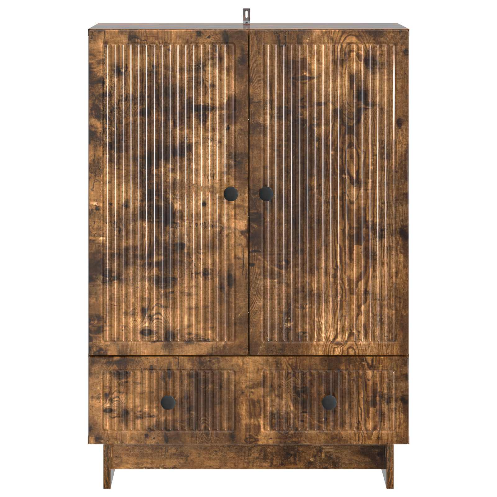 Sideboard Geräucherte Eiche 66 x 34,5 x 95 cm Holzwerkstoff