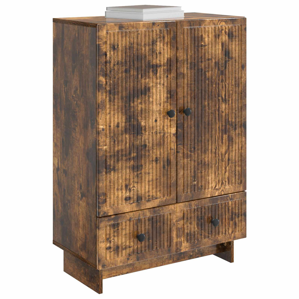 Sideboard Geräucherte Eiche 66 x 34,5 x 95 cm Holzwerkstoff