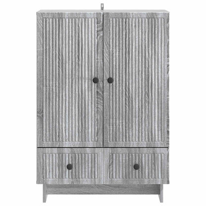 Sideboard Graues Sonoma 66 x 34,5 x 95 cm Holzwerkstoff