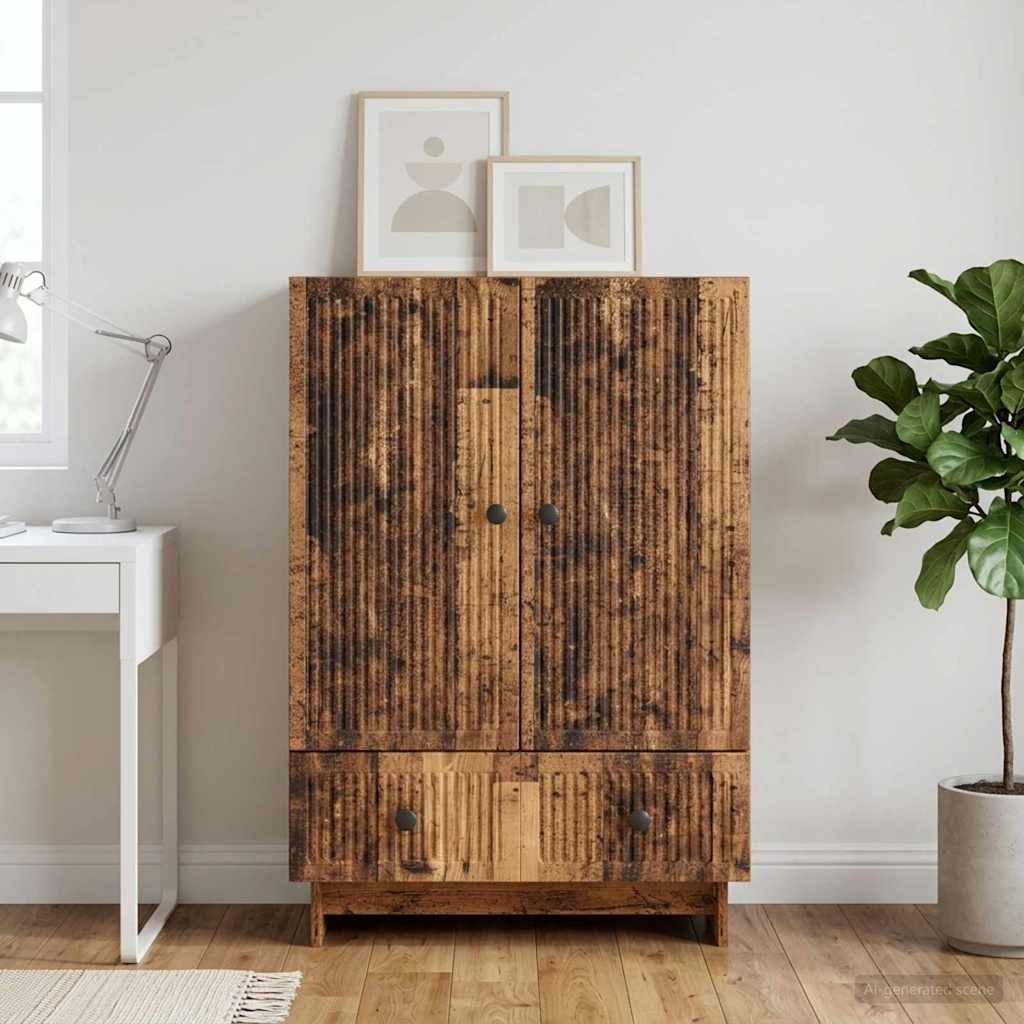 Sideboard Altholz 66 x 34,5 x 95 cm Holzwerkstoff