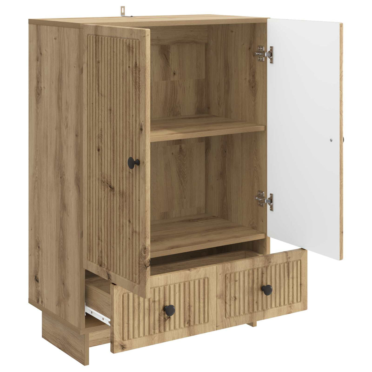 Sideboard Artisan-Eiche 66 x 34,5 x 95 cm Holzwerkstoff