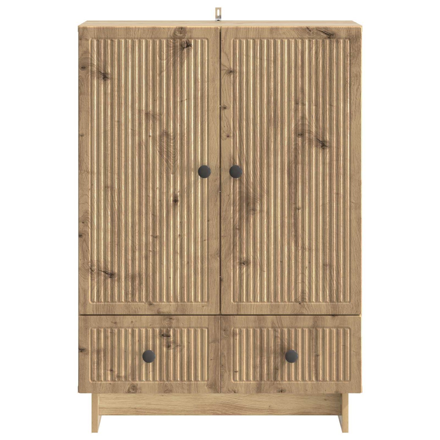 Sideboard Artisan-Eiche 66 x 34,5 x 95 cm Holzwerkstoff