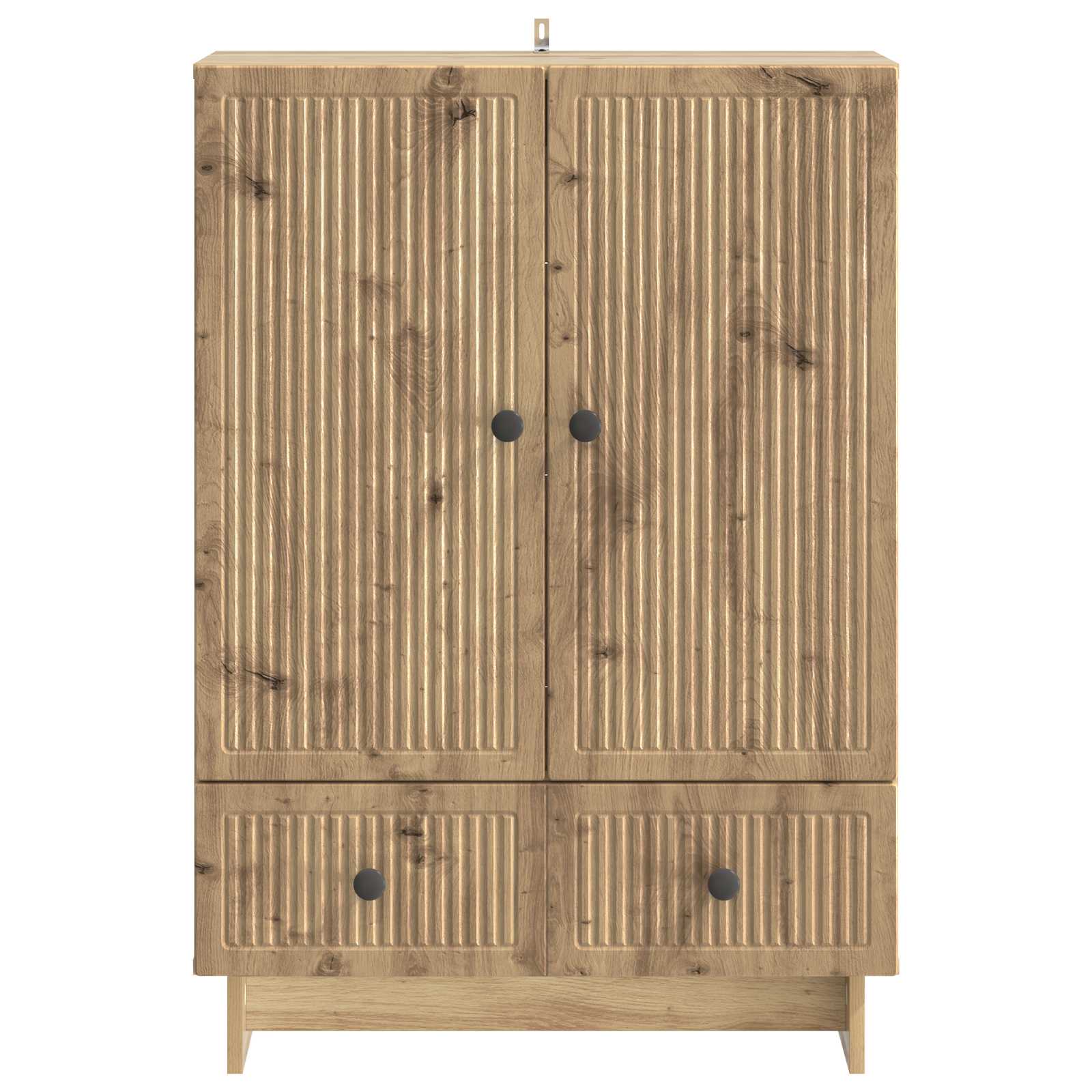 Sideboard Artisan-Eiche 66 x 34,5 x 95 cm Holzwerkstoff