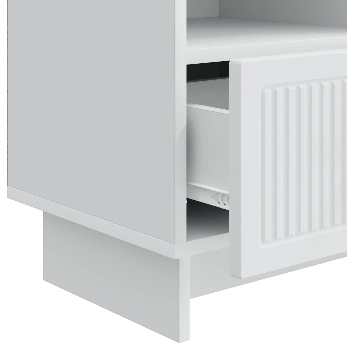 TV-Schränk mit Schubladen Weiß 102 x 34,5 x 50 cm Holzwerkstoff