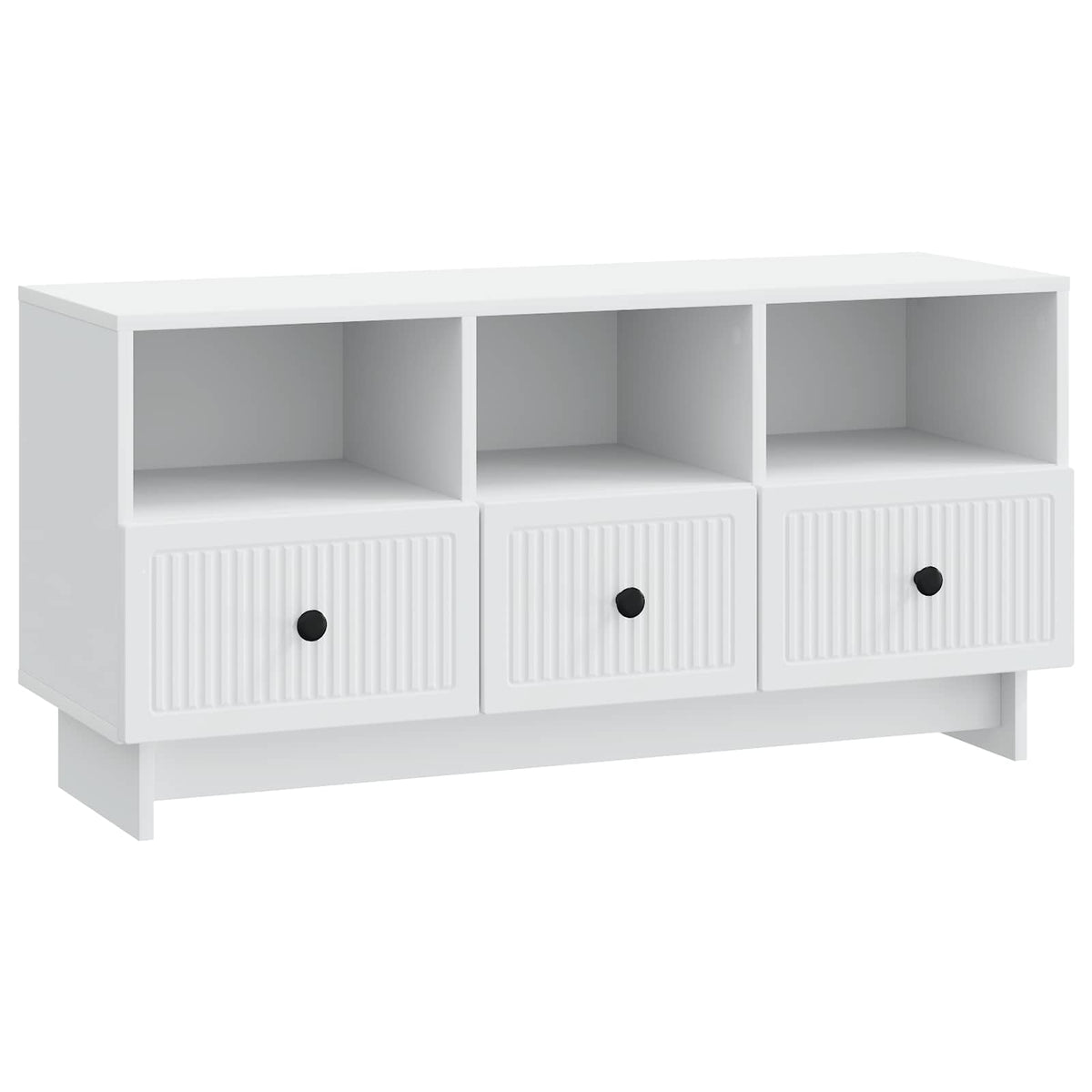 TV-Schränk mit Schubladen Weiß 102 x 34,5 x 50 cm Holzwerkstoff