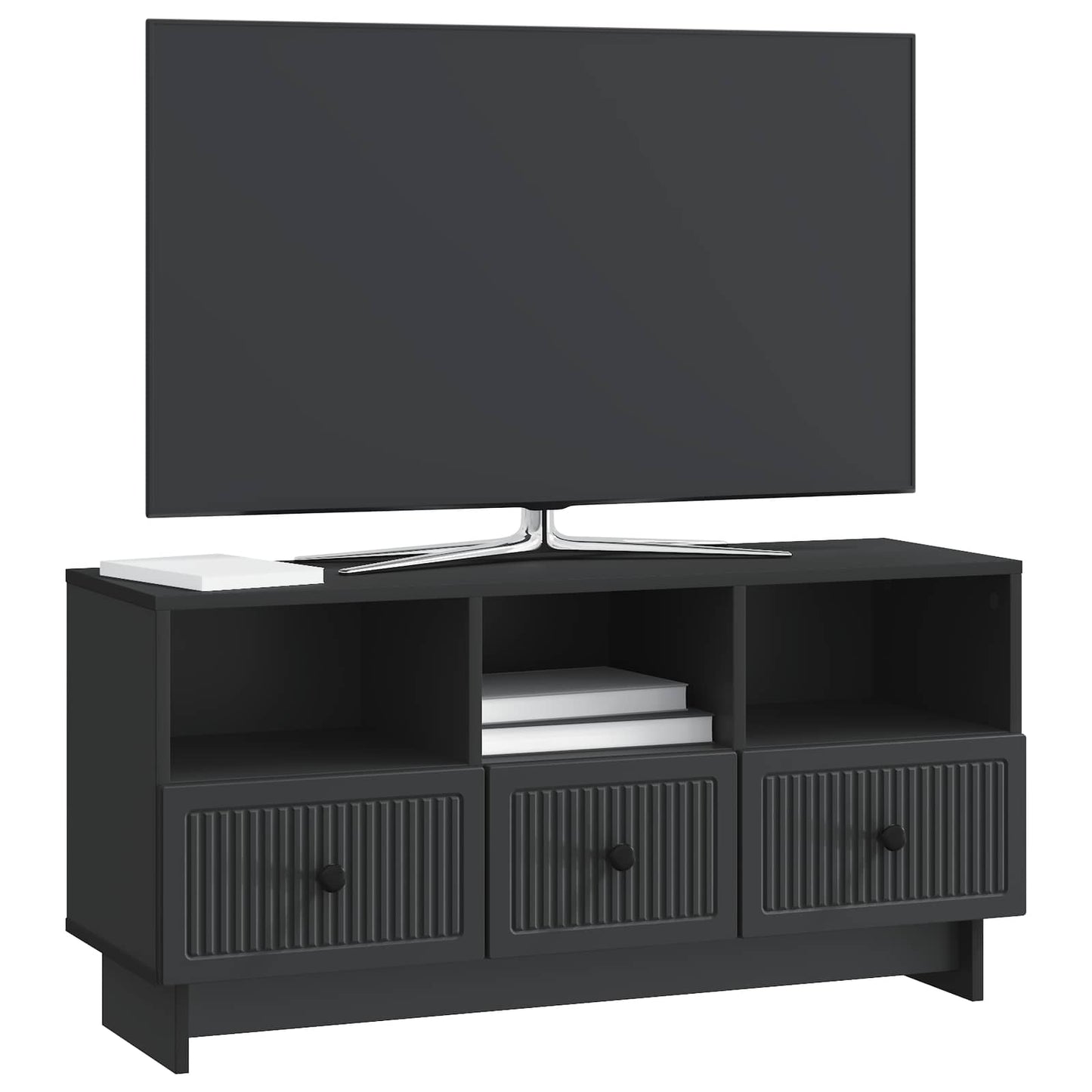 TV-Schränk Schwarz 102 x 34,5 x 50 cm Holzwerkstoff