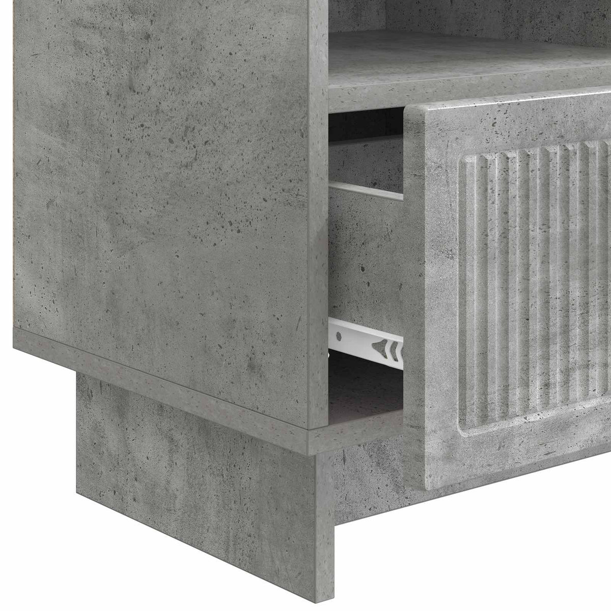 TV-Schränk Betongrau 102 x 34,5 x 50 cm Holzwerkstoff