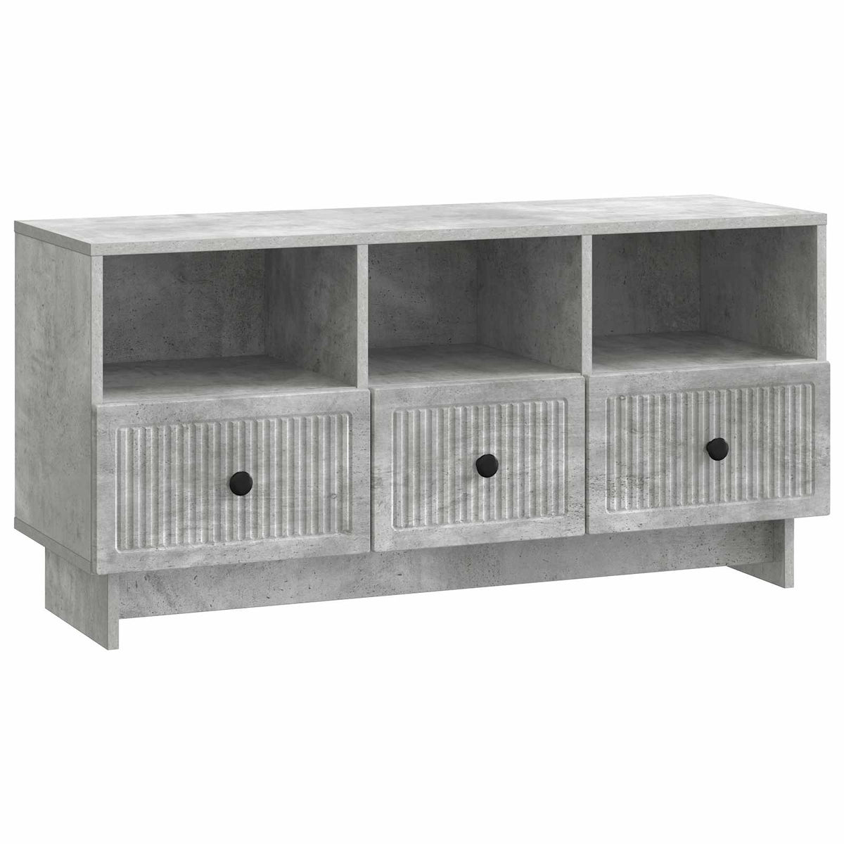 TV-Schränk Betongrau 102 x 34,5 x 50 cm Holzwerkstoff
