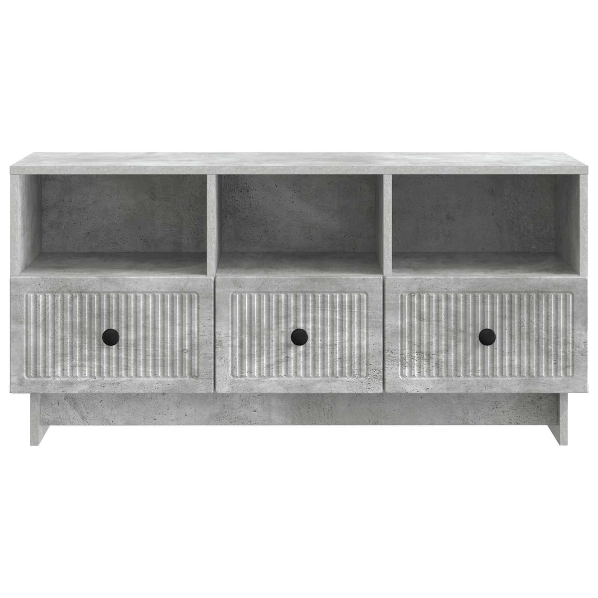 TV-Schränk Betongrau 102 x 34,5 x 50 cm Holzwerkstoff