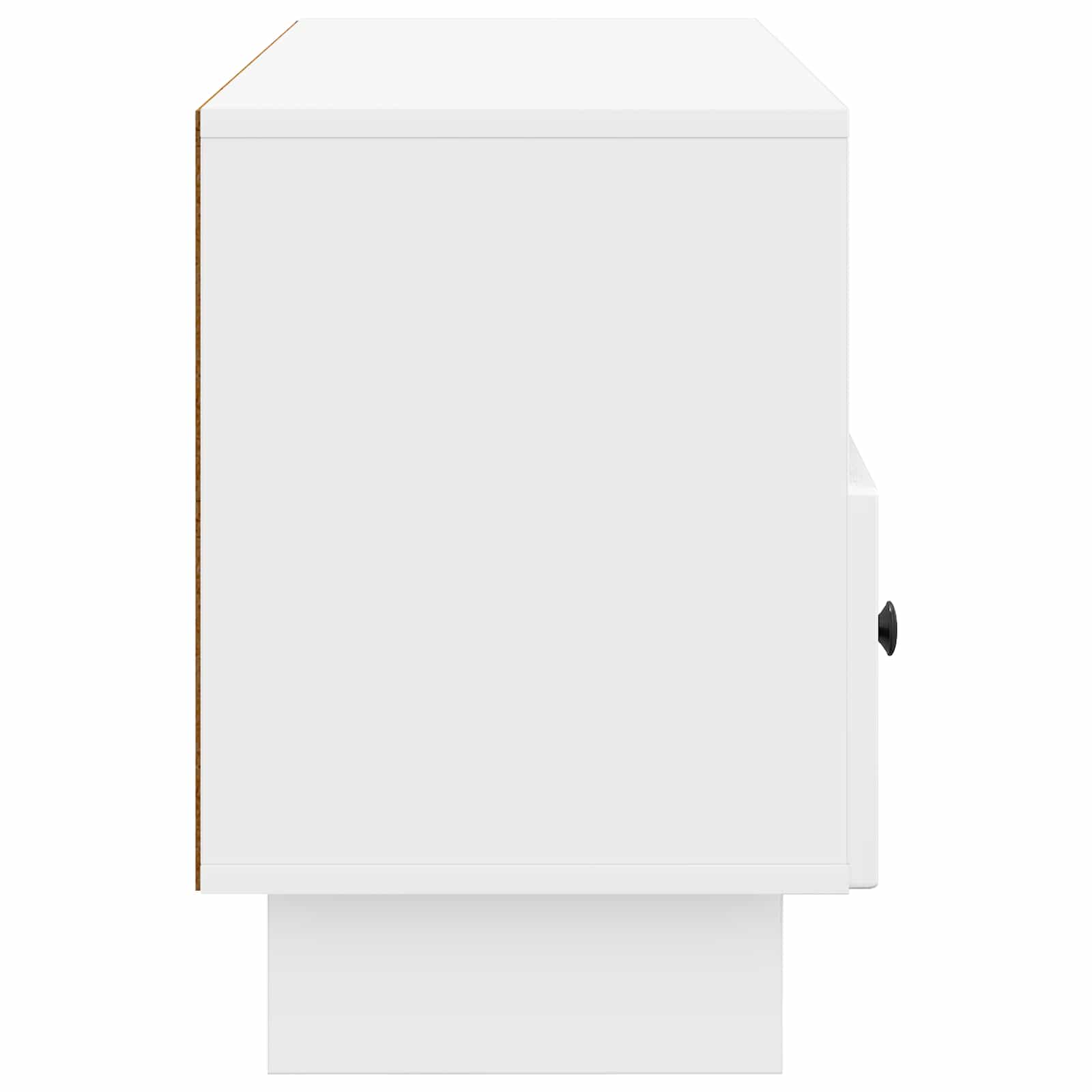 TV-Schränk Hochglanz Weiß 102 x 34,5 x 50 cm Holzwerkstoff