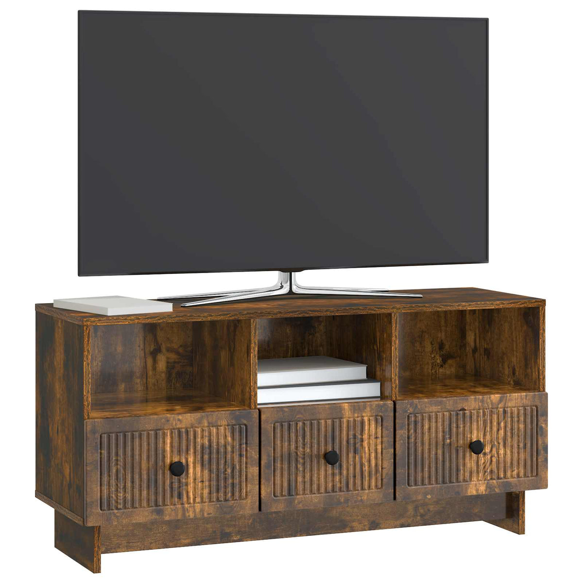 TV-Schränk Geräucherte Eiche 102 x 34,5 x 50 cm Holzwerkstoff