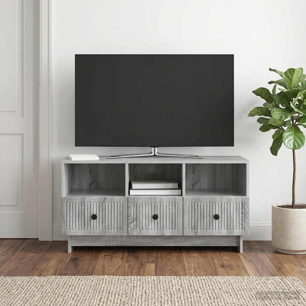 TV-Schränk Graues Sonoma 102 x 34,5 x 50 cm Holzwerkstoff