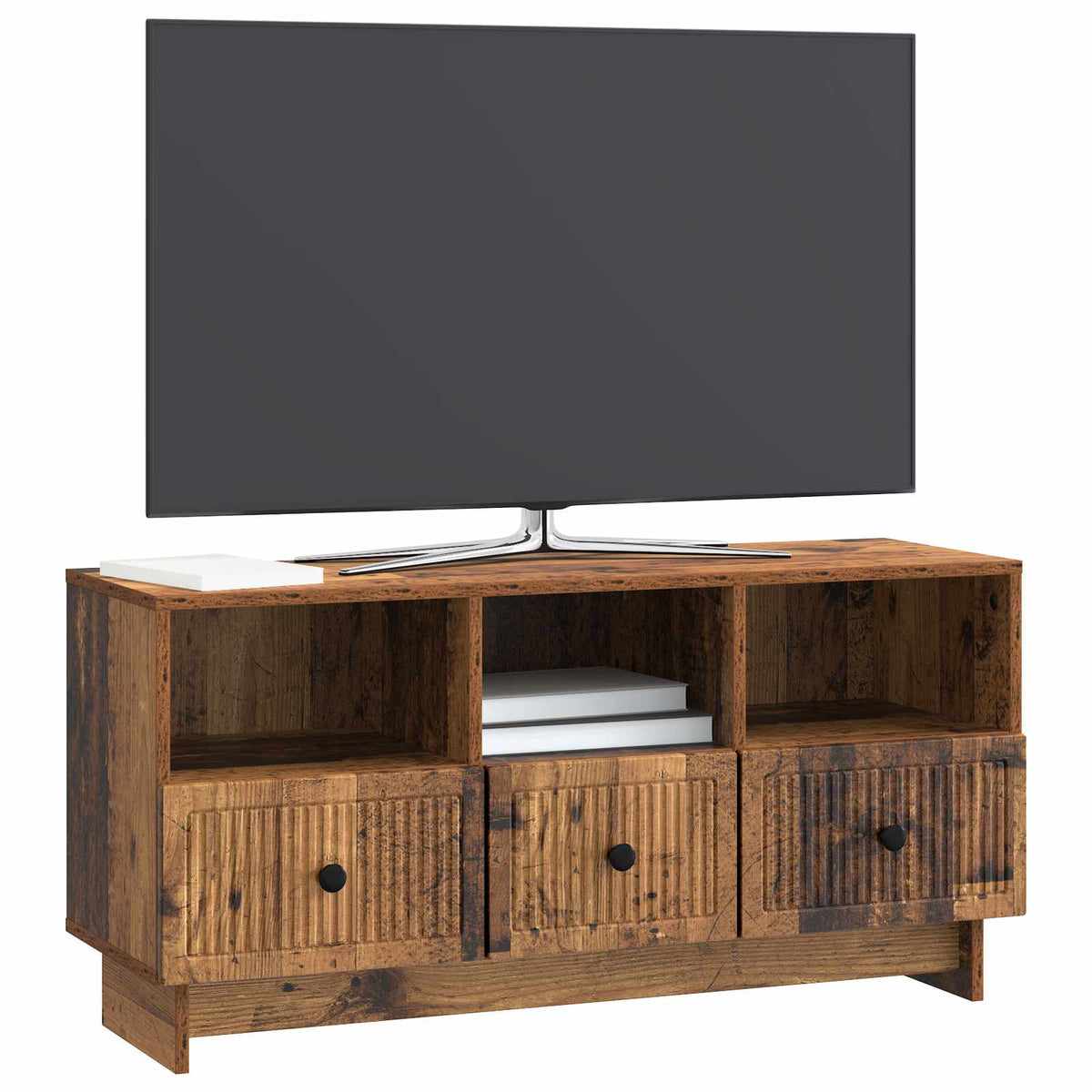 TV-Schränk Altholz 102 x 34,5 x 50 cm Holzwerkstoff