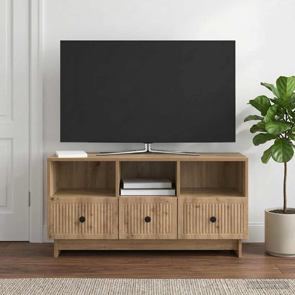 TV-Schränk 102 x 34,5 x 50 cm Artisan-Eiche Holzwerkstoff