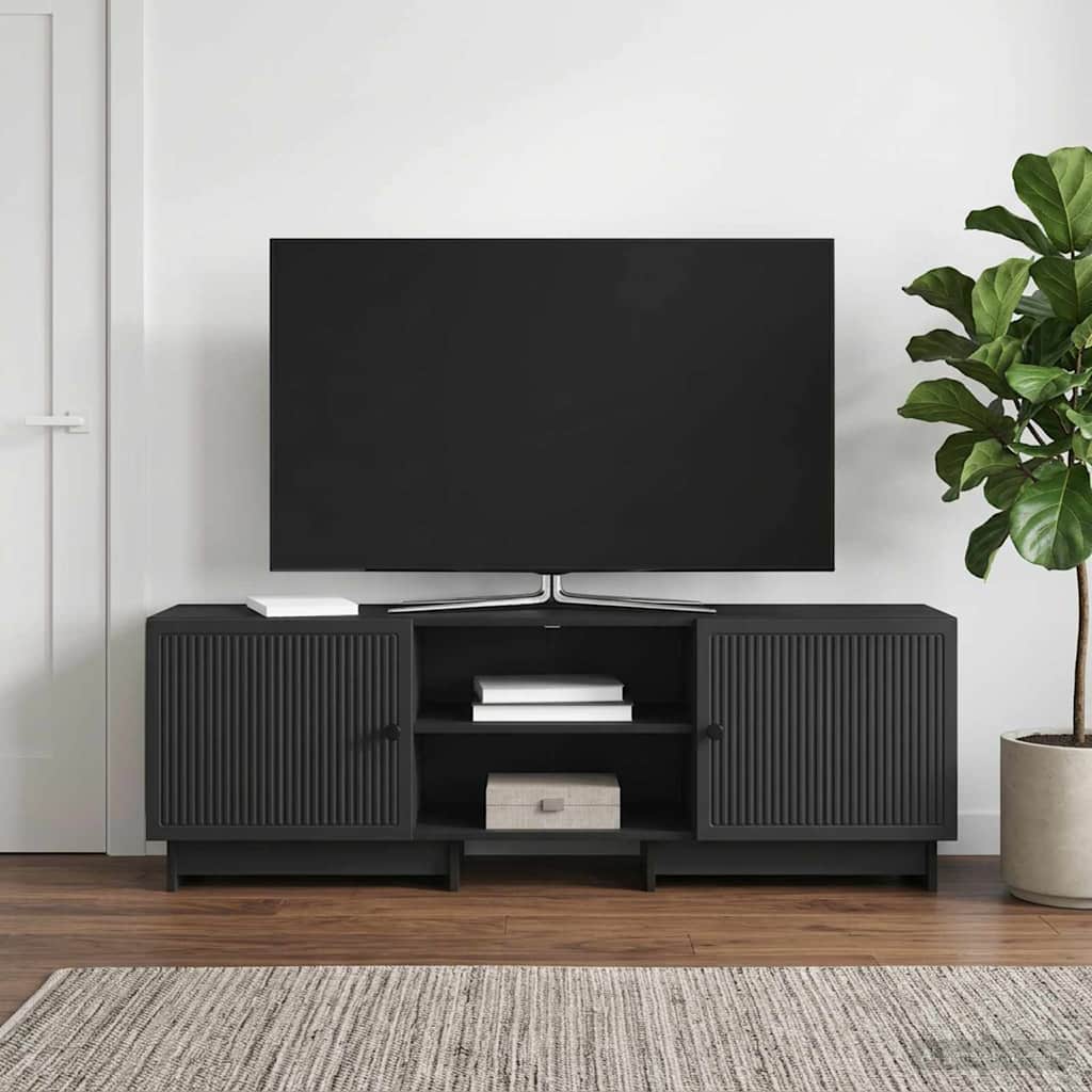 TV-Schränk 150 x 31 x 50 cm Schwarz Holzwerkstoff