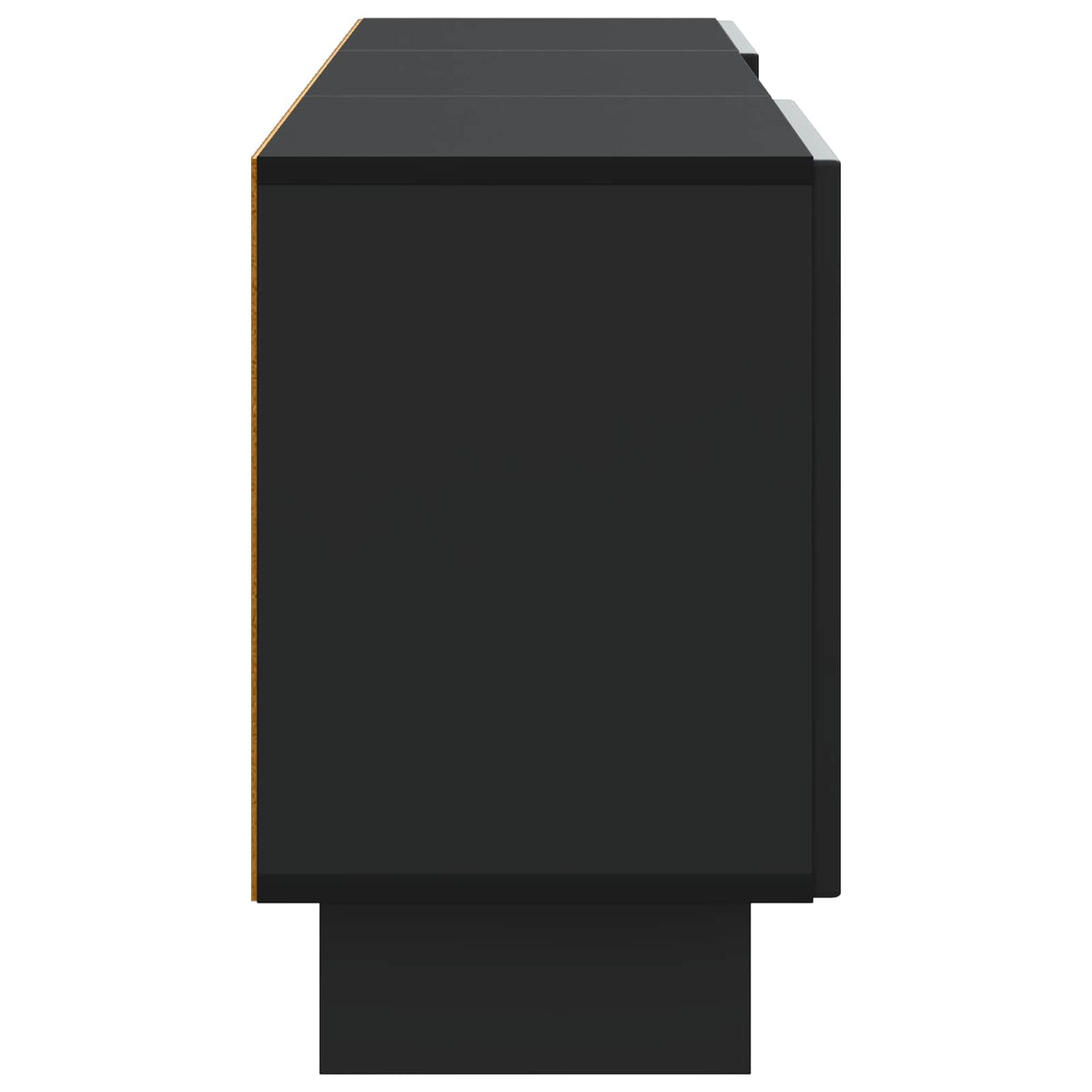 TV-Schränk 150 x 31 x 50 cm Schwarz Holzwerkstoff