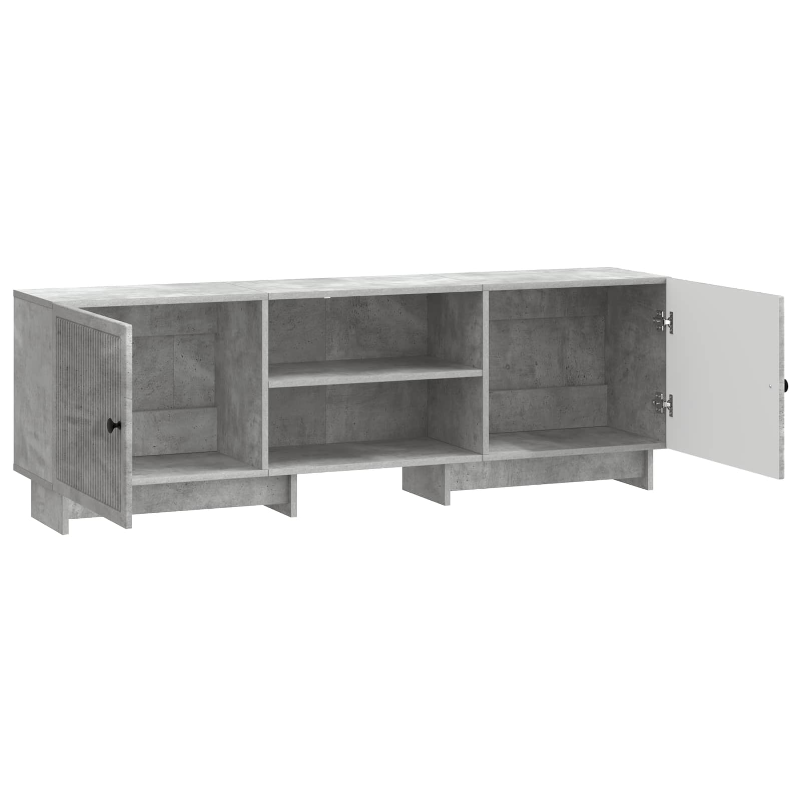TV-Schränk 150 x 31 x 50 cm Betongrau Holzwerkstoff