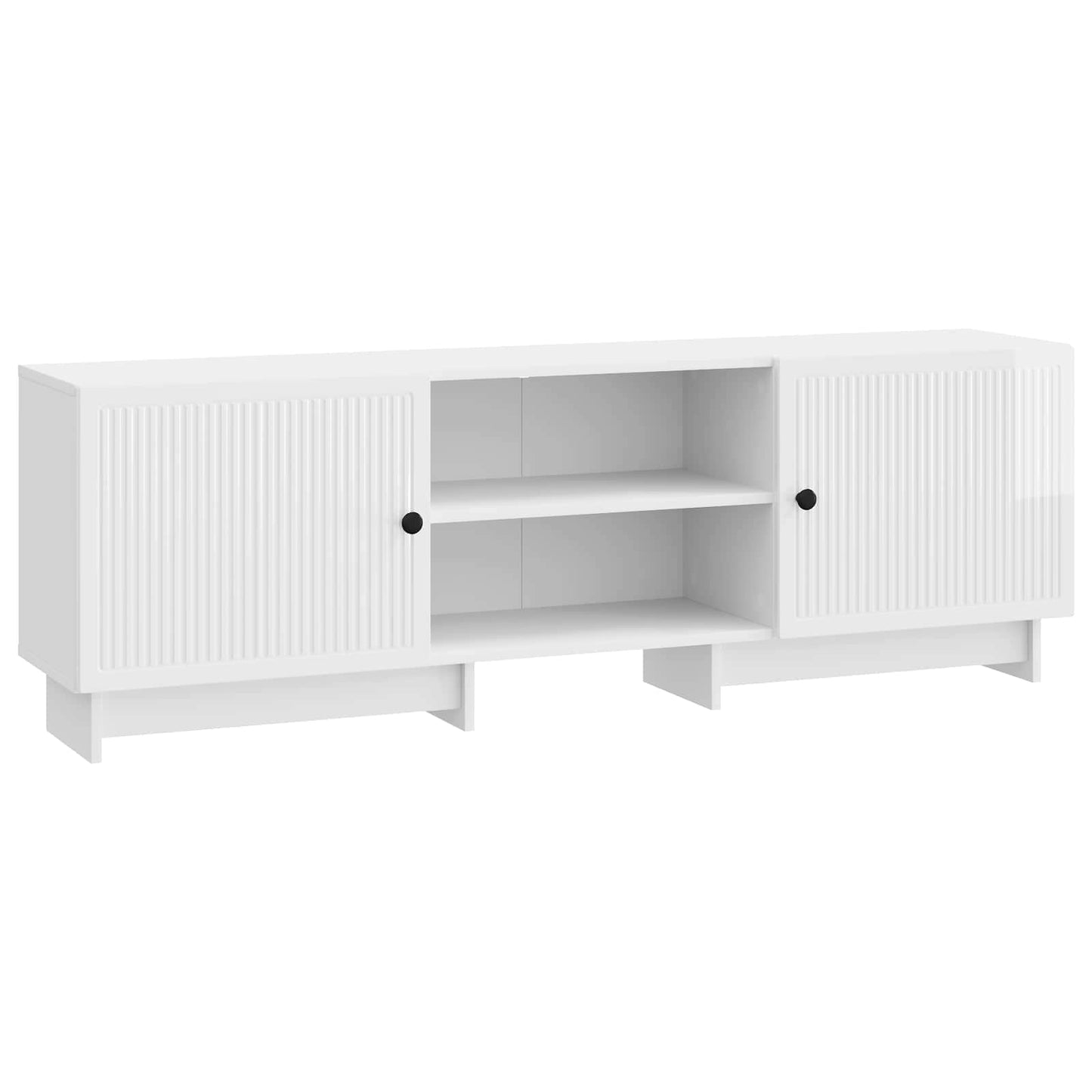 TV-Schränk 150 x 31 x 50 cm Hochglanz Weiß Holzwerkstoff