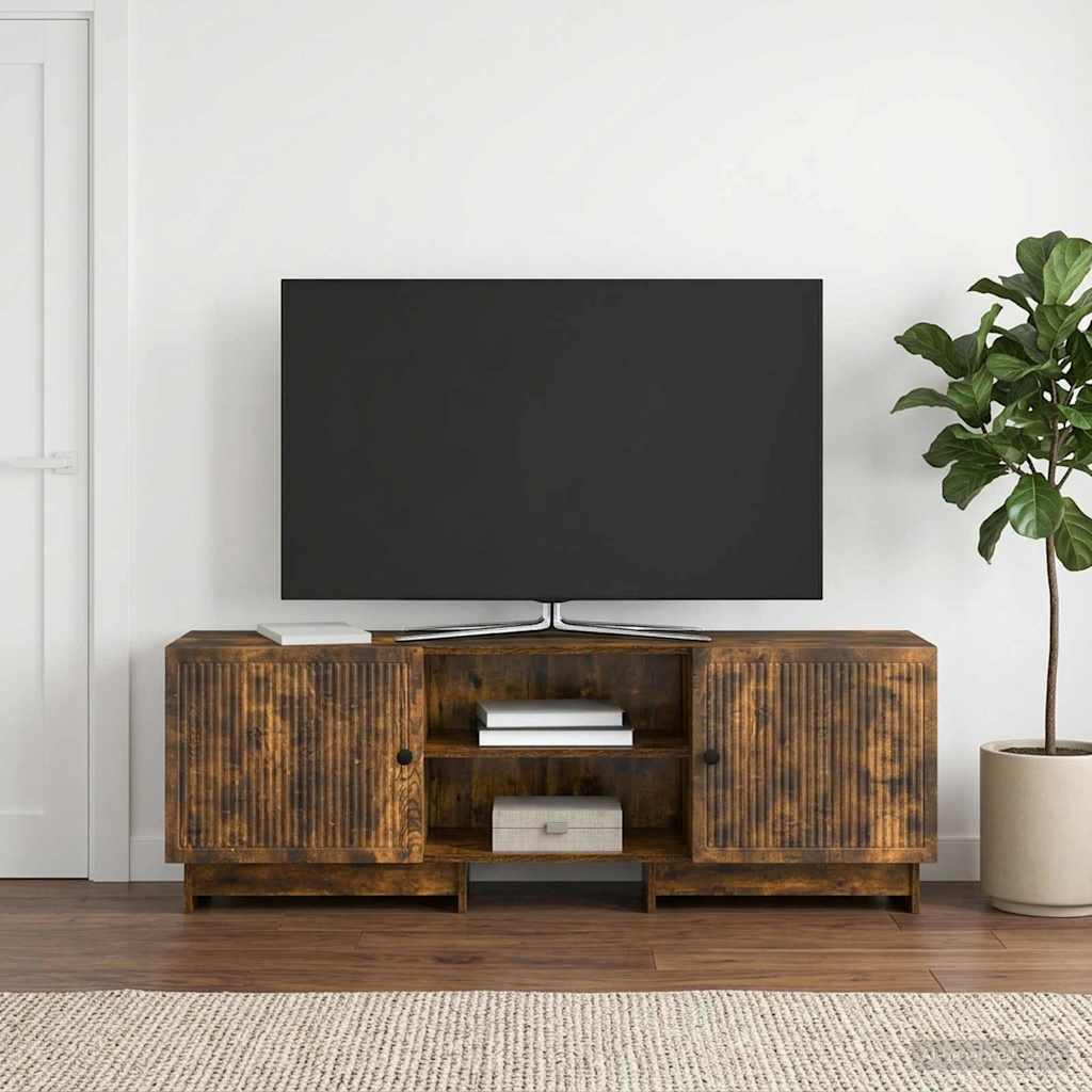 TV-Schränk 150 x 31 x 50 cm Räuchereiche Holzwerkstoff