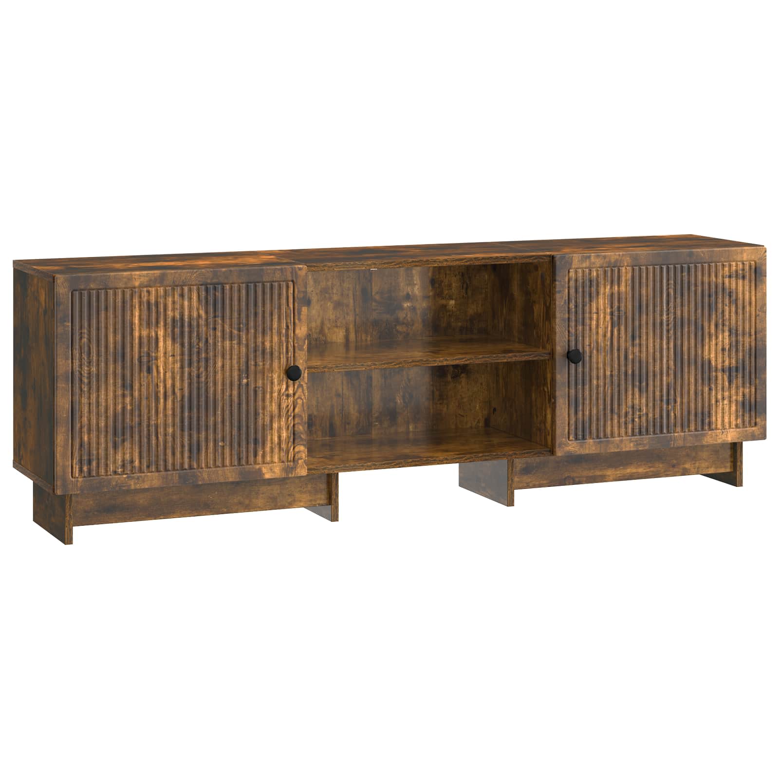 TV-Schränk 150 x 31 x 50 cm Räuchereiche Holzwerkstoff