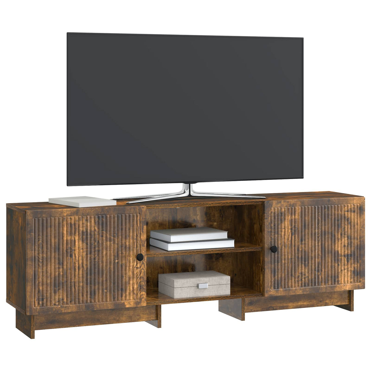 TV-Schränk 150 x 31 x 50 cm Räuchereiche Holzwerkstoff