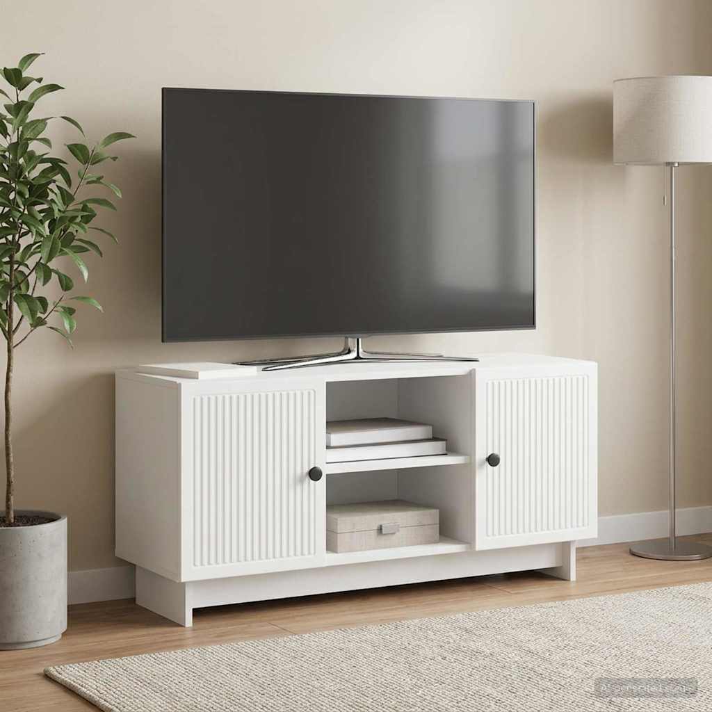 TV-Schränk 102 x 34,5 x 50 cm Weiß Holzwerkstoff