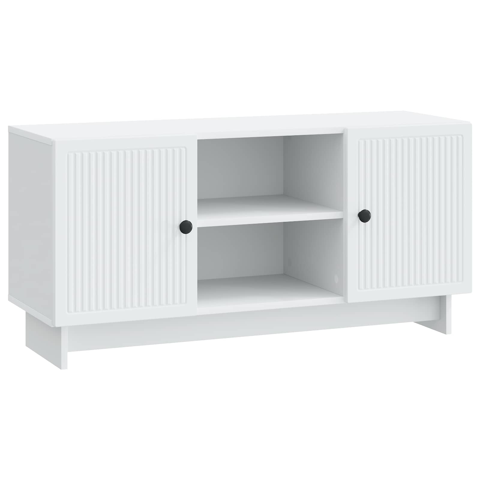 TV-Schränk 102 x 34,5 x 50 cm Weiß Holzwerkstoff